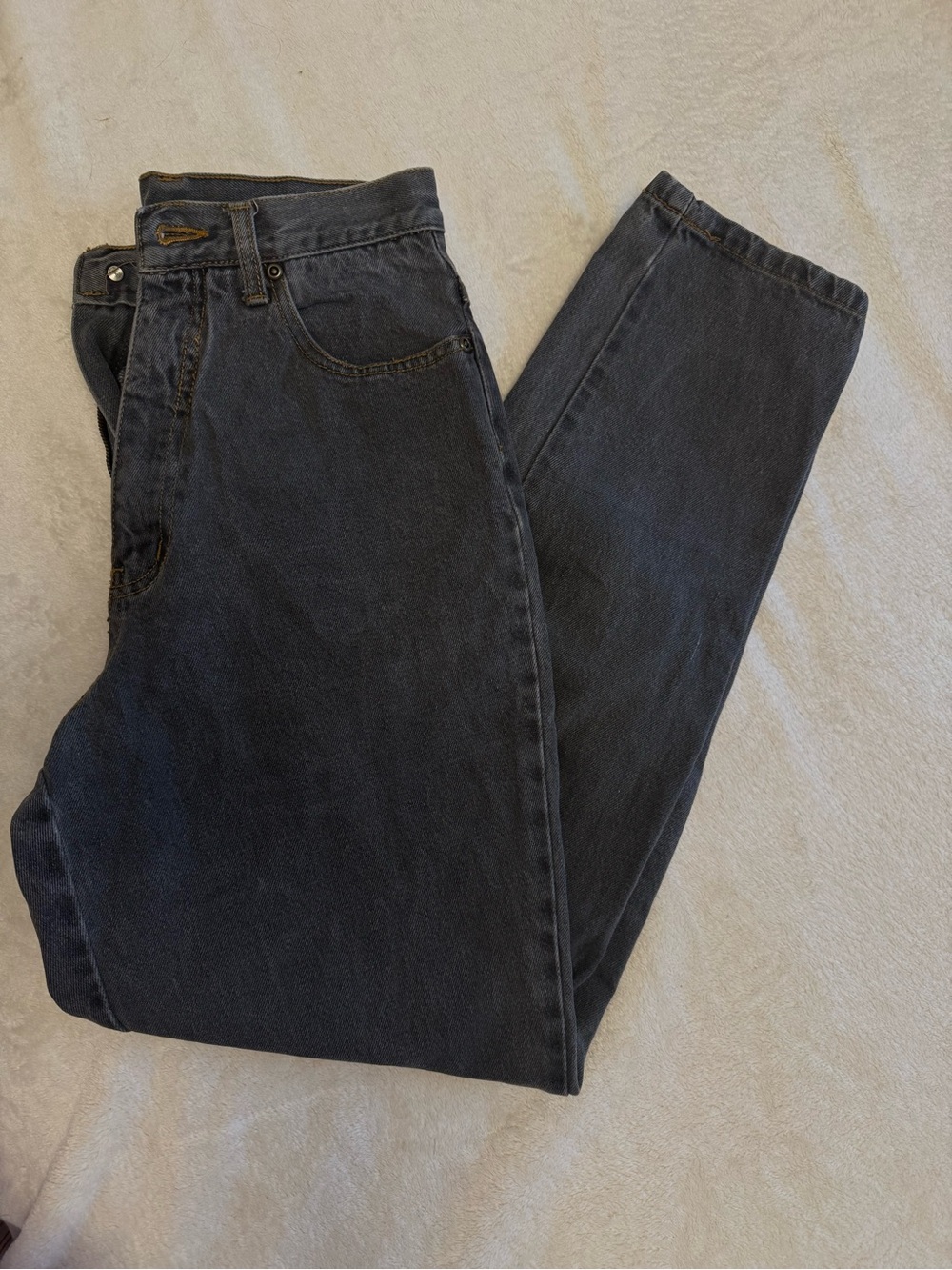 Bugle Boy Men's Relaxed Black Jeans